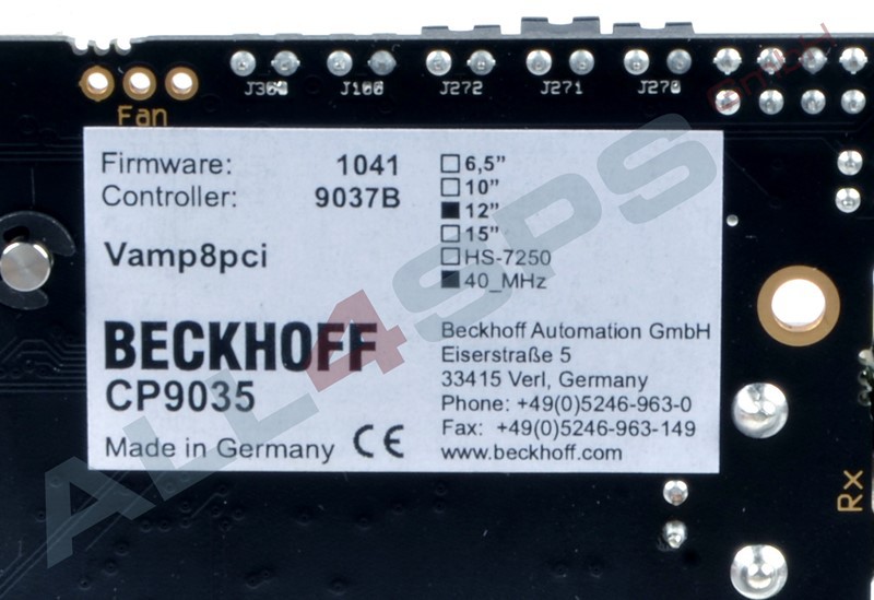 BECKHOFF MTX CP LINK CARD, CP9035, C9900A1640, ALL4SPS GmbH, 600,93