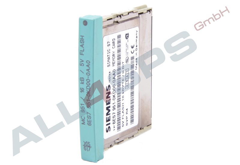 SIMATIC S7 MEMORY CARD S7300 16 KBYTES 6ES79510KD000AA0, ALL4SPS