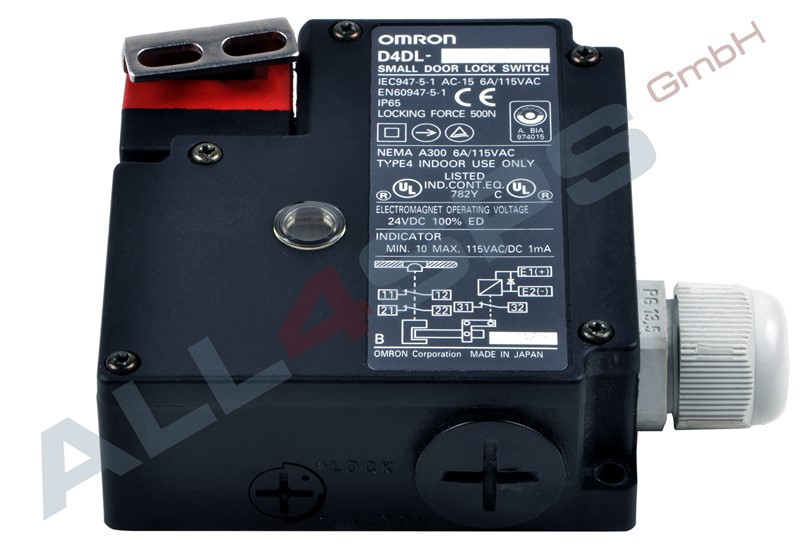 OMRON IP65 SMALL DOOR LOCK SWITCH D4DL, ALL4SPS GmbH, 73,15
