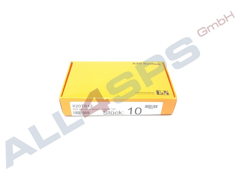 B&R SYSTEM STANDARD TERMINAL BLOCK, X20TB12, ALL4SPS GmbH, 73,35