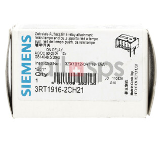 SIEMENS ELECTRONIC TWO-WIRE TIMING RELAY, 3RT1916-2CH21