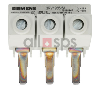 SIEMENS 3-PHASE LINE-SIDE TERMINAL, 3RV1935-5A