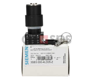 Siemens 3SB3000-4LD11 Schlüsselschalter Schlossantrieb CES Keyed Selector Switch 