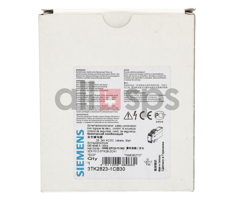 Siemens 3TK2830-1CB30 Sicherheitsschaltgerät 