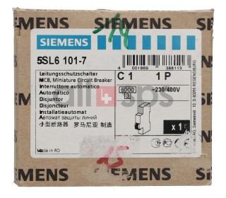 SIEMENS CIRCUIT BREAKER, 5SL6101-7