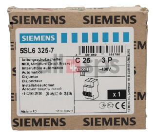 SIEMENS CIRCUIT BREAKER, 5SL6325-7