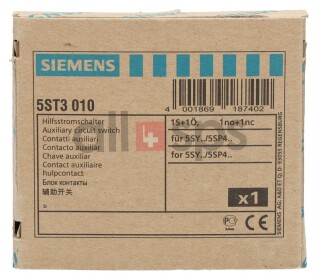 SIEMENS AUXILIARY SWITCH, 5ST3010