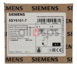 SIEMENS CIRCUIT BREAKER - 5SY6101-7