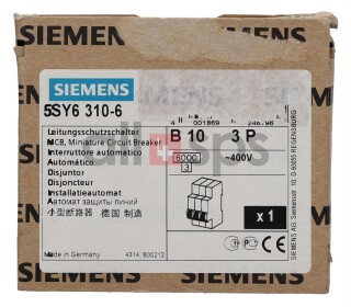 SIEMENS CIRCUIT BREAKER, 5SY6310-6