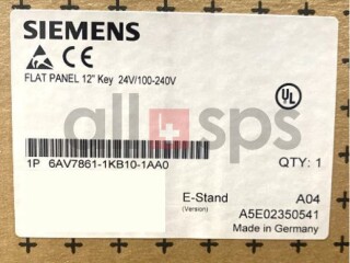 SIMATIC FLAT PANEL 12 KEY EXT - 6AV7861-1KB10-1AA0