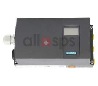 SIEMENS SIPART PS2 ELECTROPNEUMATIC POSITIONER,...
