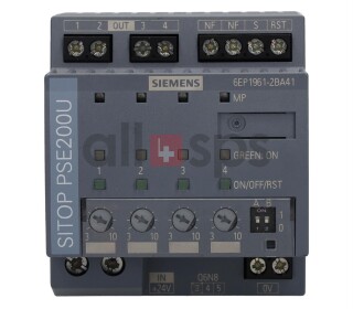 SIEMENS SITOP PSE200U 10A, 4-CH - 6EP1961-2BA41