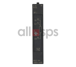 SIMATIC DP, ELECTRONIC MODULE ET 200S, 2AI RTD - 6ES7134-4NB51-0AB0