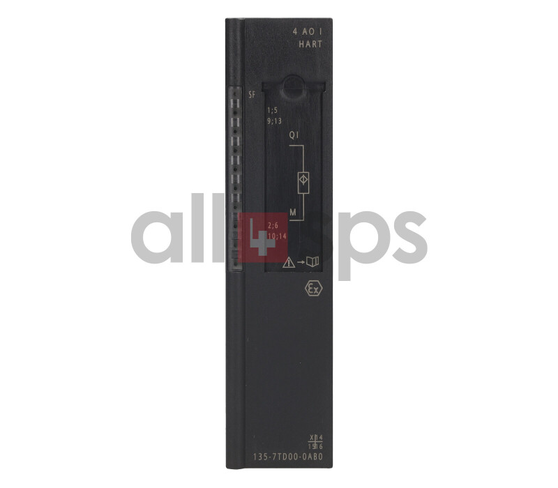 Siemens Simatic S7 6ES7135-7TD00-0AB0 4AO I HART 6ES7 135-7TD00-0AB0 