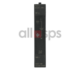 SIMATIC DP, POWERMODUL PM-E, ET200S, 6ES7138-4CA50-0AB0