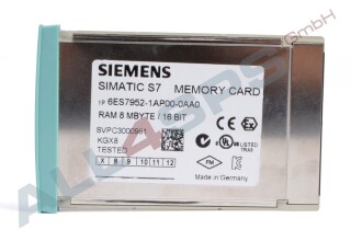 SIMATIC S7, RAM MEMORY CARD FOR S7-400, 6ES7952-1AP00-0AA0