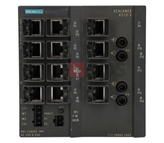 SIEMENS SCALANCE X212-2 MANAGED IE SWITCH - 6GK5212-2BB00-2AA3