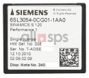 SINAMICS S120 COMPACTFLASH CARD - 6SL3054-0CG01-1AA0