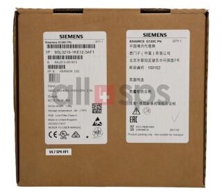 SINAMICS G120C RATED POWER 0,75KW - 6SL3210-1KE12-3AF1
