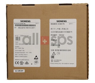 SINAMICS G120C RATED POWER 1,5KW, 6SL3210-1KE14-3AF1