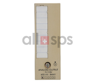 SIMATIC S5 ANALOG OUTPUT MODULE 470, 6ES5470-8MA11