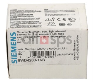 SIEMENS LIGHT ELEMENT RED - 8WD4200-1AB