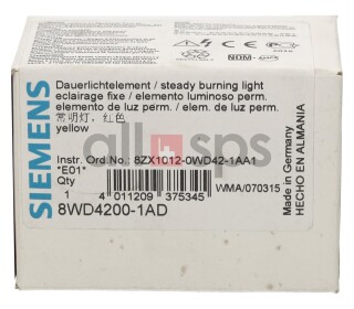 SIEMENS LIGHT ELEMENT YELLOW - 8WD4200-1AD