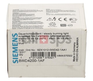 SIEMENS LIGHT ELEMENT BLUE - 8WD4200-1AF