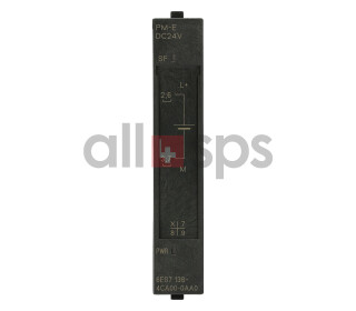 SIMATIC DP ET200S POWER MODULE PM-E, 6ES7138-4CA00-0AA0