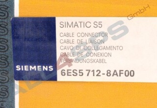 SIMATIC S5, STECKLEITUNG 712, 6ES5712-8AF00