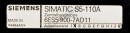 SIEMENS SIMATIC S5, ZENTRALBAUGRUPPE 900, 6ES5900-7AD11