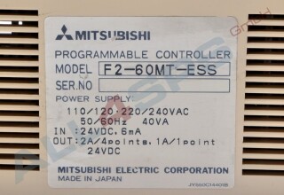 MITSUBISHI MELSEC PROGRAMMABLE CONTROLLER, F2-60MT-ESS
