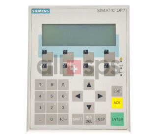 SIEMENS OPERATOR PANEL OP7 DP LC-DISPLAY - 6AV3607-1JC20-0AX1