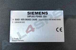 SIEMENS SIPLUS S7-400 PS405, 10A, 6AG1405-0KA02-2AA0