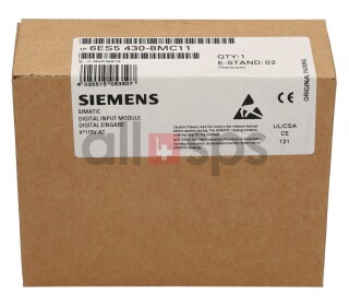 SIMATIC S5 DIGITAL INPUT MODULE 430, 6ES5430-8MC11