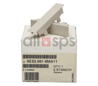 SIMATIC S5 COVER F. CONNECTORS ON BUS UNIT (10 PIECES), 6ES5981-8MA11