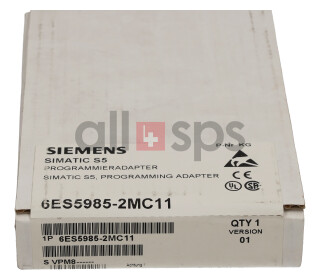 SIMATIC S5 PROGRAMMING ADAPTER F. MEMORY CARDS - 6ES5985-2MC11