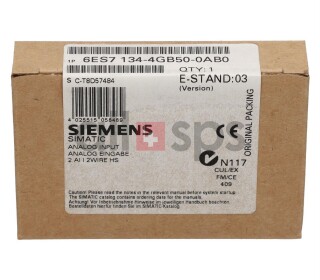 SIMATIC ET200S 2 AI HIGH SPEED, 6ES7134-4GB50-0AB0