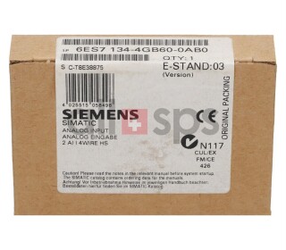 SIMATIC ET200S 2 AI HIGH SPEED - 6ES7134-4GB60-0AB0