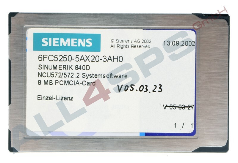 Siemens Sinumerik 840d NCU 6axes card 6fc5250-6cx30-5ah0