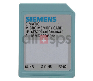 SIMATIC S7 MICRO MEMORY CARD, 6ES7953-8LF30-0AA0
