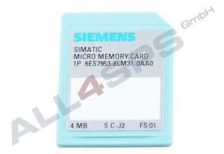 SIMATIC S7, MICRO MEMORY CARD, 6ES7953-8LM31-0AA0