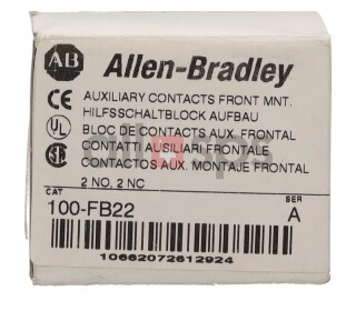 ALLEN BRADLEY AUXILIARY CONTACT, 100-FB22