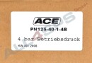 ACE PNEUMATISCHE STANGENKLEMMUNG 4 BAR BETRIEBSDRUCK, PN125-40-4B