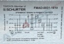 SCHURTER NETZFILTER FMAD-0931-1610 16A 275, 480V, FMAD-0931-1610