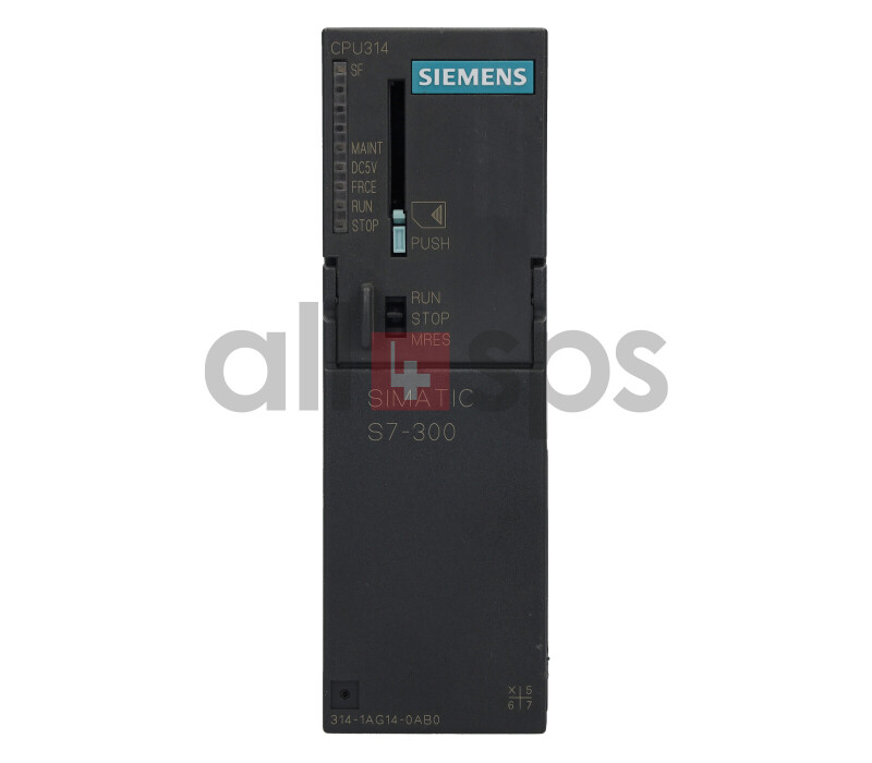 SIMATIC S7-300 CPU 314 ZENTRALBAUGRUPPE - 6ES7314-1AG14-0AB0