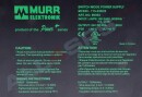 MURR ELEKTRONIK SWITCH MODE POWER SUPPLY MCS20-115-230/24, 85063 NEU (NO), MCS20-115-230/24