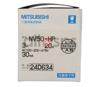 MITSUBISHI CIRCUIT BREAKER, NV50-HP