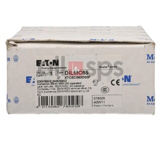 EATON CONTACTOR, 278025, DILMC65