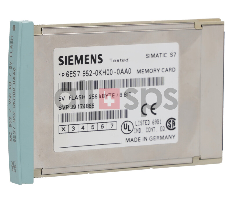 SIMATIC S7 MEMORY CARD, S7-400, 6ES7952-0KH00-0AA0